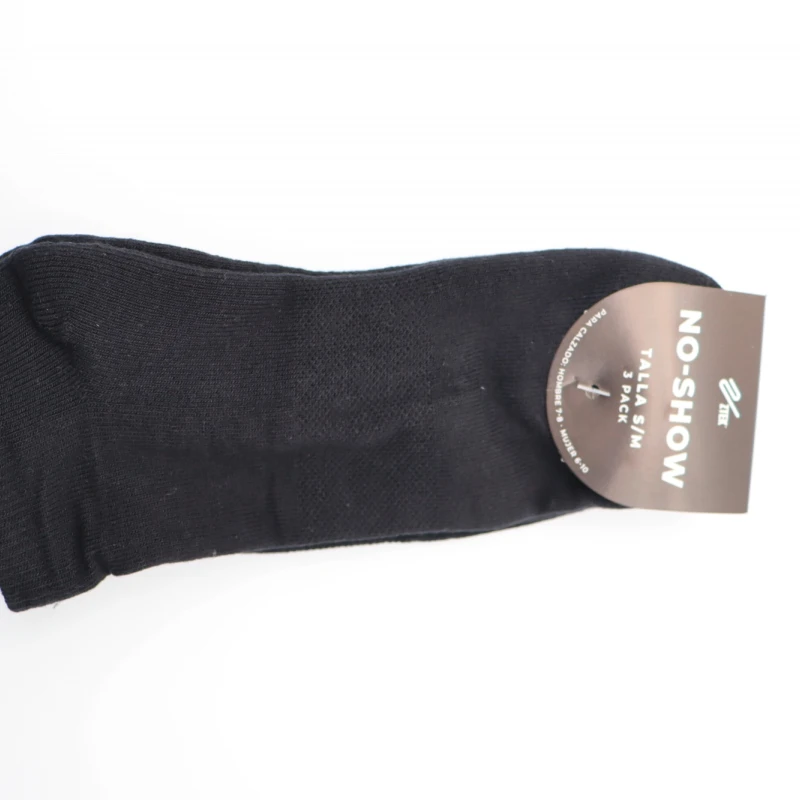 Medias Ztek Media invisible 3-Pack Unisex Negro