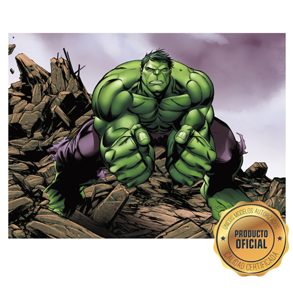 Lámina Avengers Personajes - Hulk Rect. 