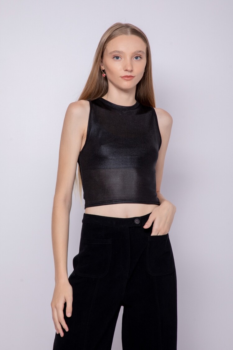 TOP LORENZA Negro