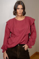 Blusa pauli Bordeaux