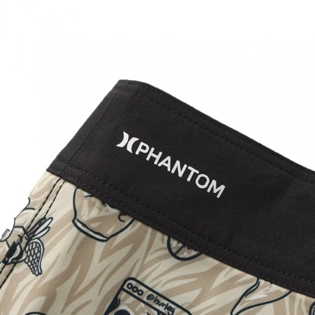 BERMUDA DE BAÑO HURLEY Beige & Skull