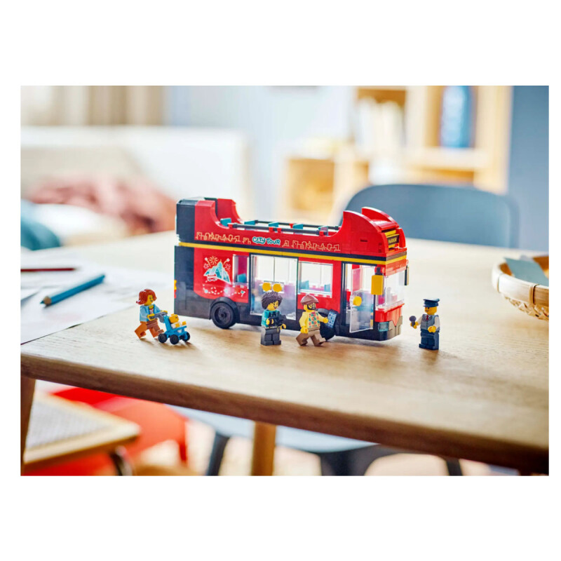 Autobús Turístico Rojo de Dos Plantas City Lego Autobús Turístico Rojo de Dos Plantas City Lego