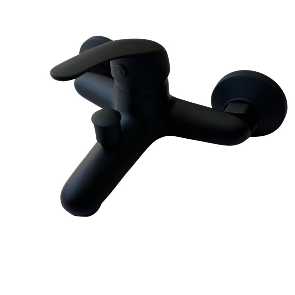 Grifería de ducha Monocomando exterior con transferencia Capri Negro mate Grifería De Ducha Monocomando Exterior Con Transferencia Capri Negro Mate