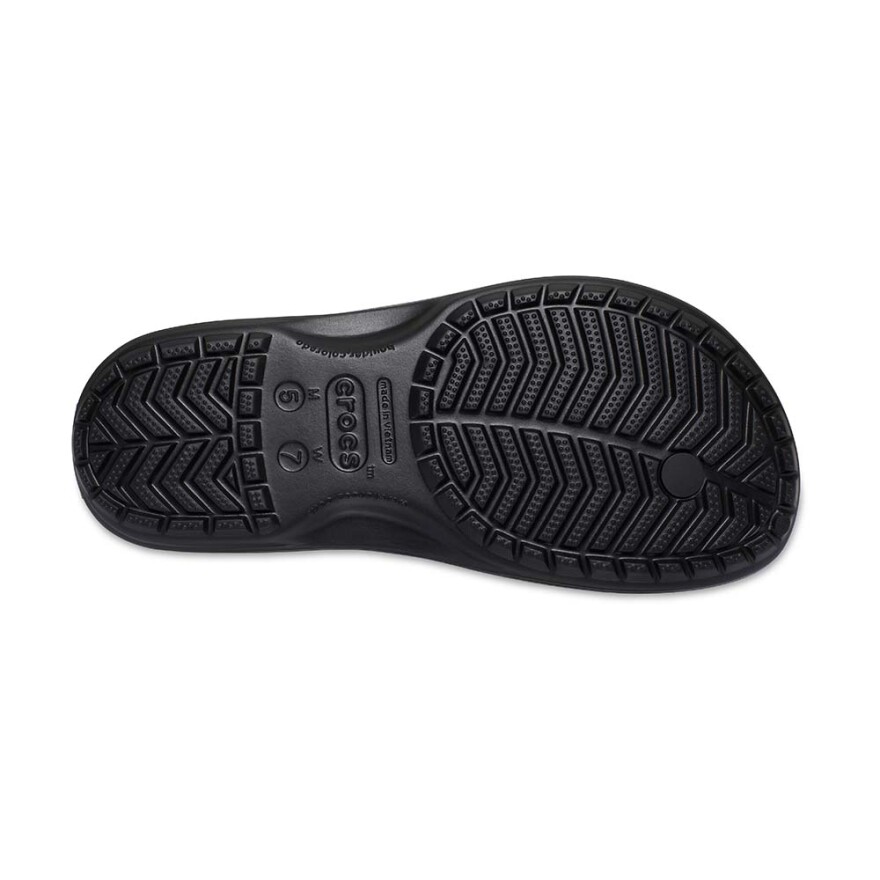 Sandalias Crocband Flip Unisex Black/slate Grey
