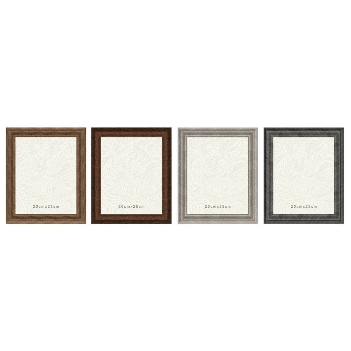 PORTARRETRATO MDF 20X25CM TEXTURADA RUSTICA Y GRIS 