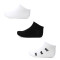 Medias de Mujer Miss Carol trainer pack x3 Blanco - Negro