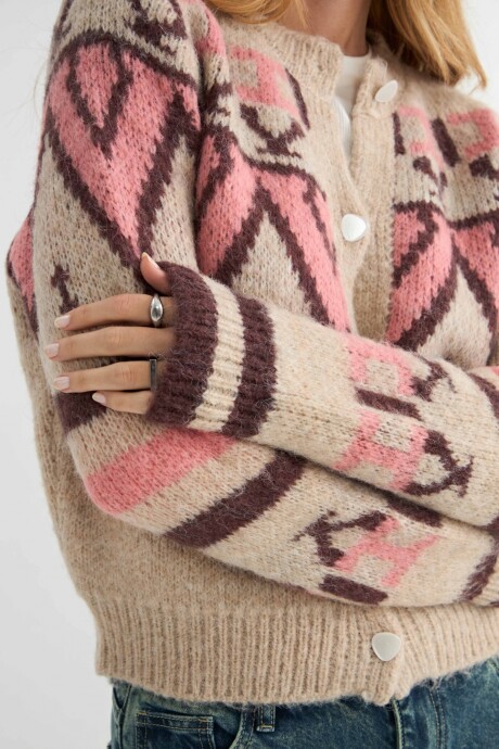 SACO INCA TEJIDO Beige