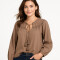 Camisa Aiken Taupe / Mink / Vison