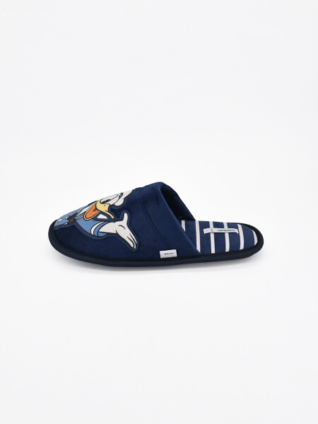 PANTUFLA DONALD AZUL.