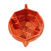 CAJA DE CONEXION PLASTICA NARANJA S/ GRAMPA CAJA DE CONEXION PLASTICA NARANJA S/ GRAMPA