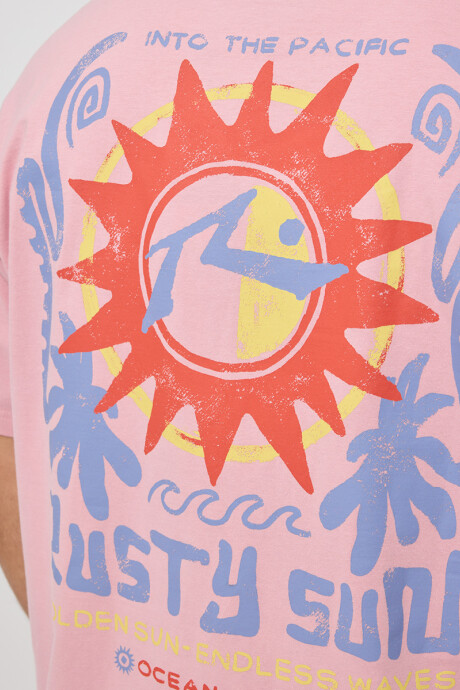 T-SHIRT EXAVI RUSTY Rosa Claro