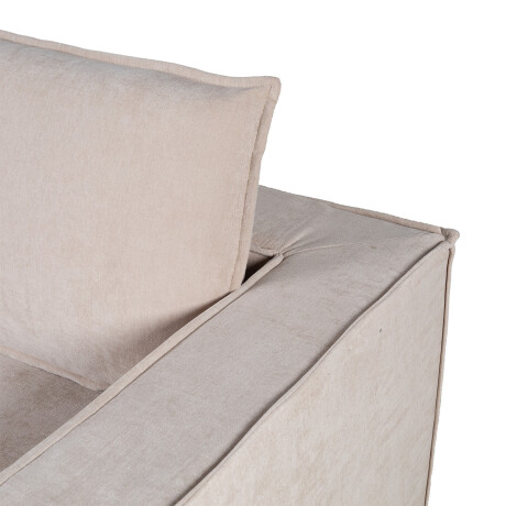 Sofá Urban - Tela Microfibra - 2 cuerpos 12072 (Beige)