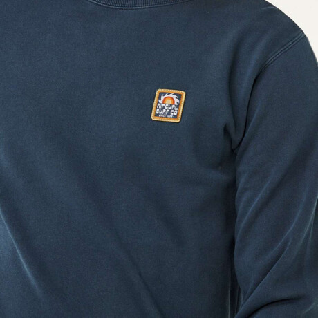 Buzo Rip Curl Pacific Rinse Patch Crew Azul