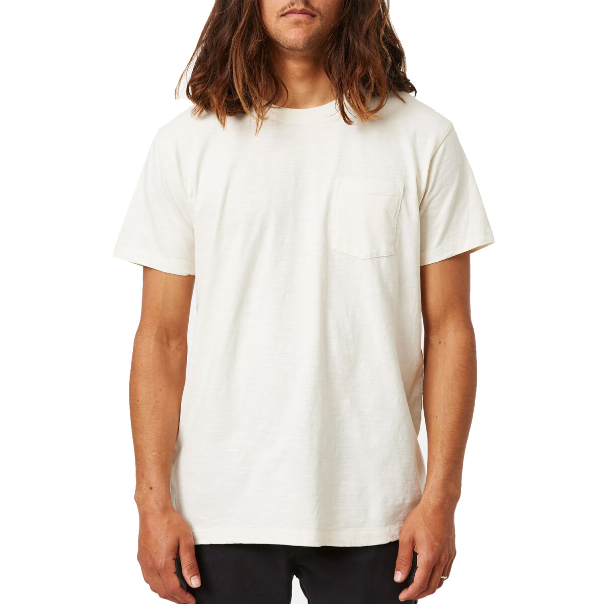 Remera Katin Slub Base Blanco 