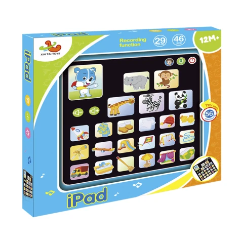 Tablet Infantil Didáctica con Voces y Sonidos 21 x 21 cm U