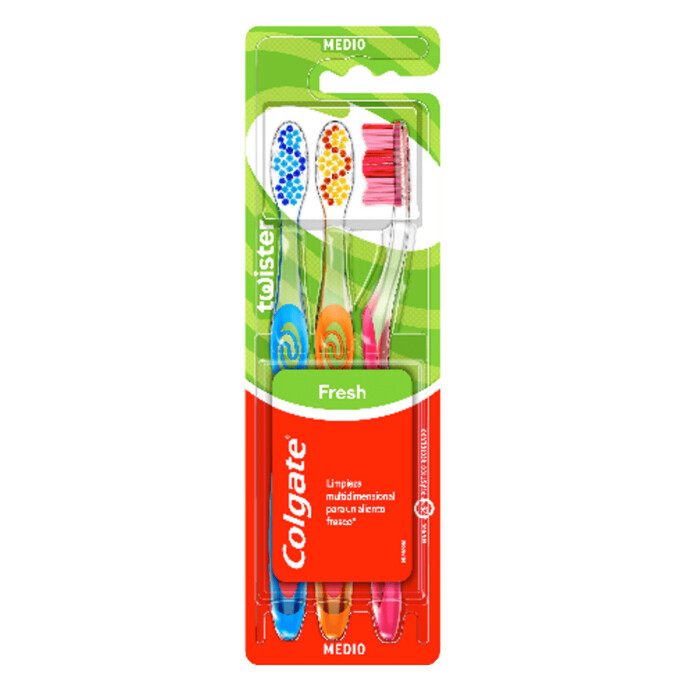 COLGATE TWISTER CEPILLO MED X3 PRECI ESP única