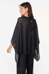 Blusa Nube Negro/Plateado