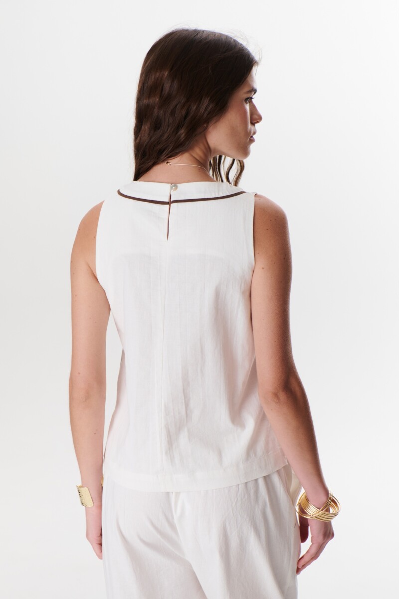 TOP LINO STRECH VIVI BLANCO