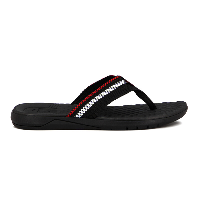 Chanclas Br Sport Ojota Casual Negro-blanco