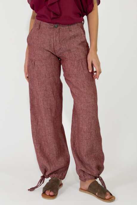 PANTALON MANOLA Rosa