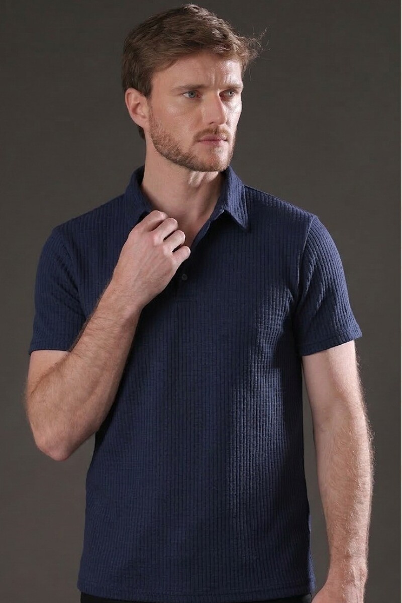 Remera Walter. Azul Marino.