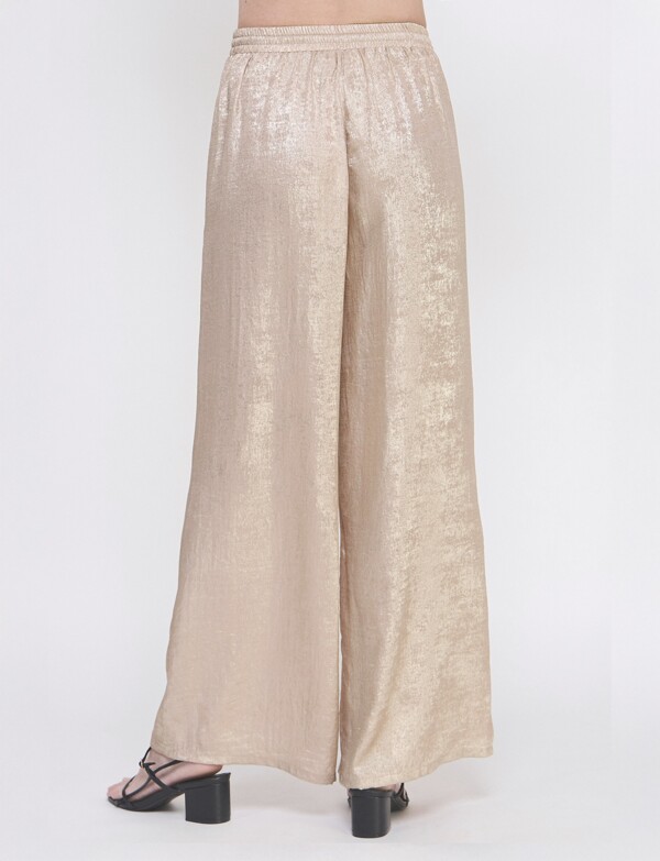 Pantalon Pull On Brillo DORADO