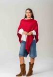 Ruana Abazo Rojo