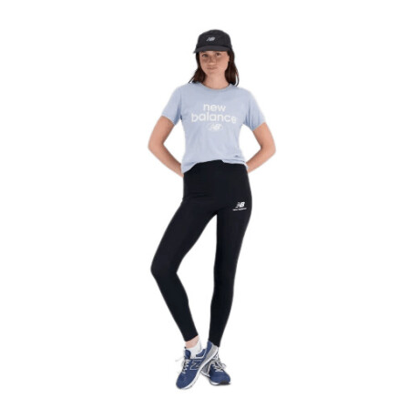 Calza New Balance Training Dama Essentials Stacked Logo Cotton Legging S/C