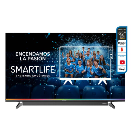 Smart TV Smartlife 65 UHD 4K Con Barra de Sonido SL-TVQ65T25SB