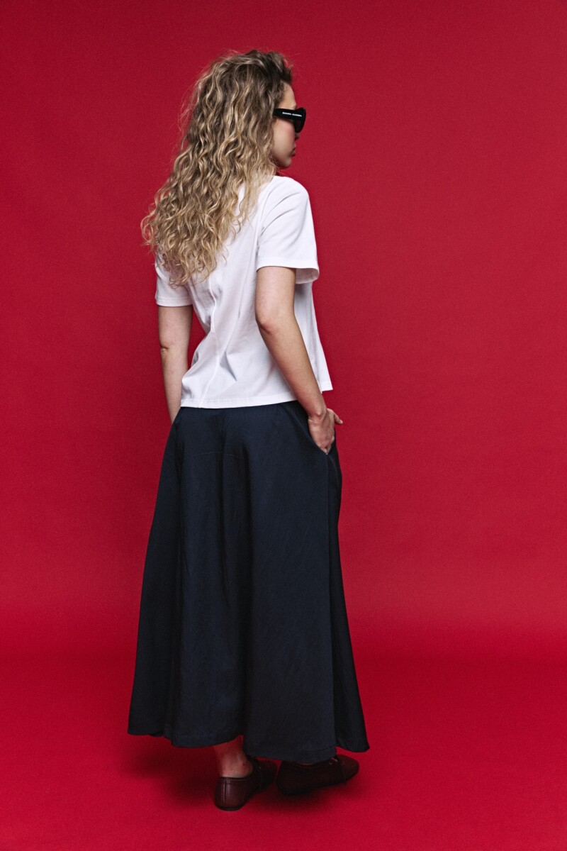 FALDA RIVA MARINO Azul Marino