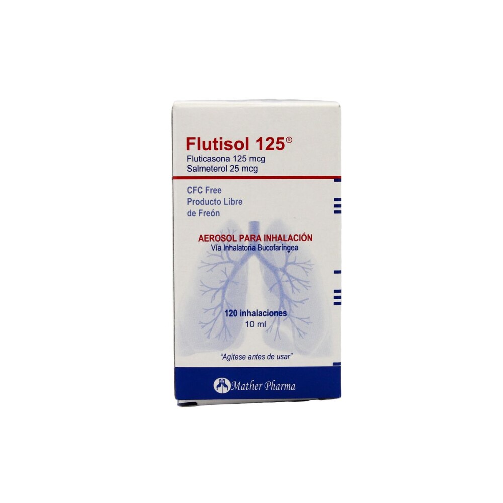 FLUTISOL 125 / 25 SPRAY FR. X 120 DOSIS única