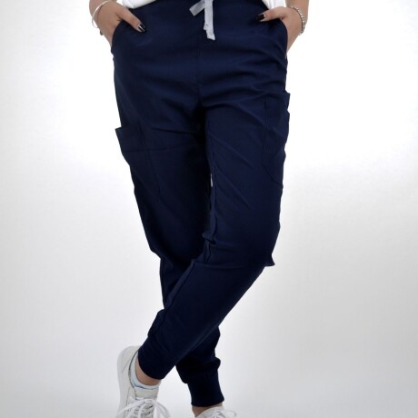 Pantalón elastizado con puño ARGON Azul marino