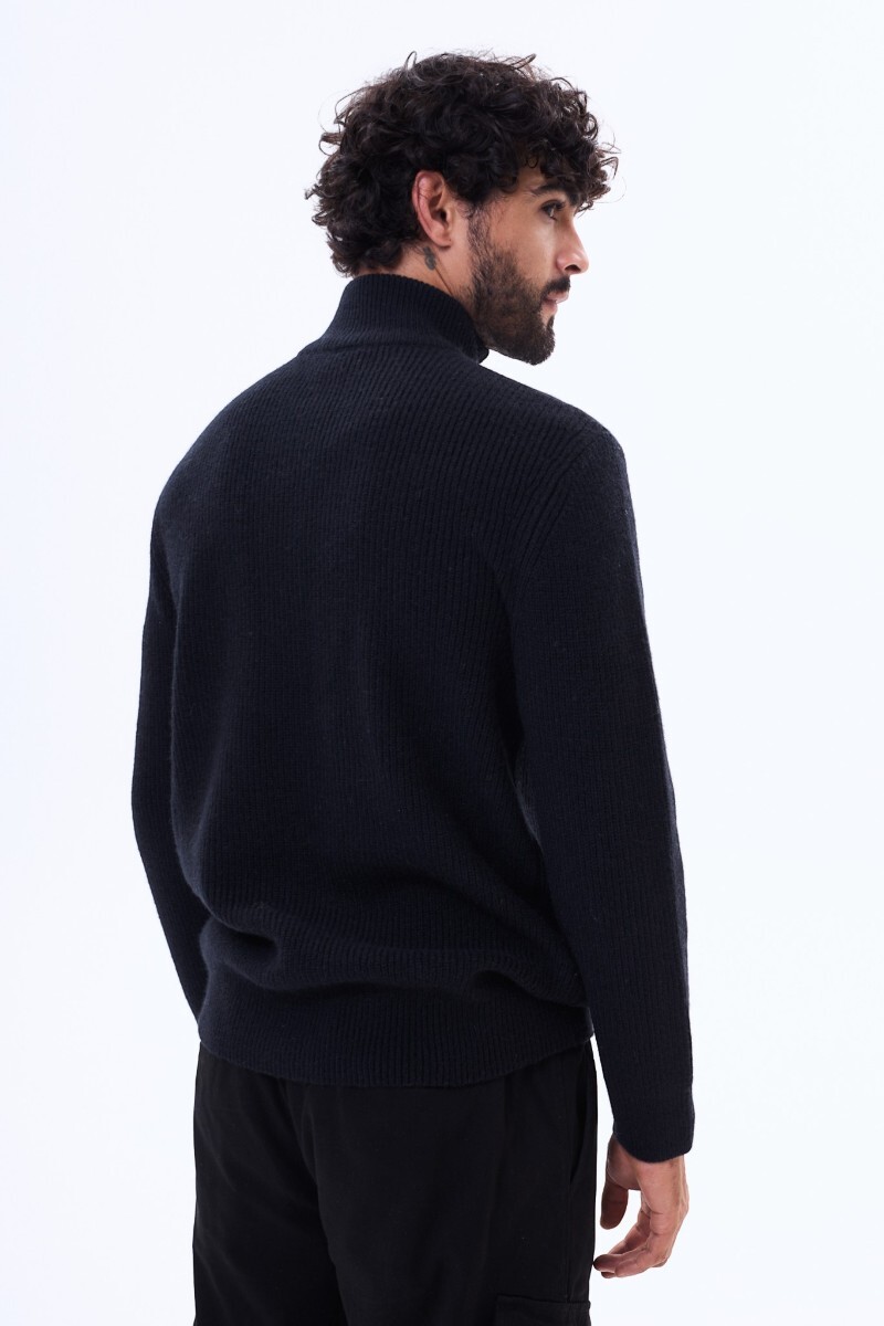 Buzo Tejido Sparta Negro