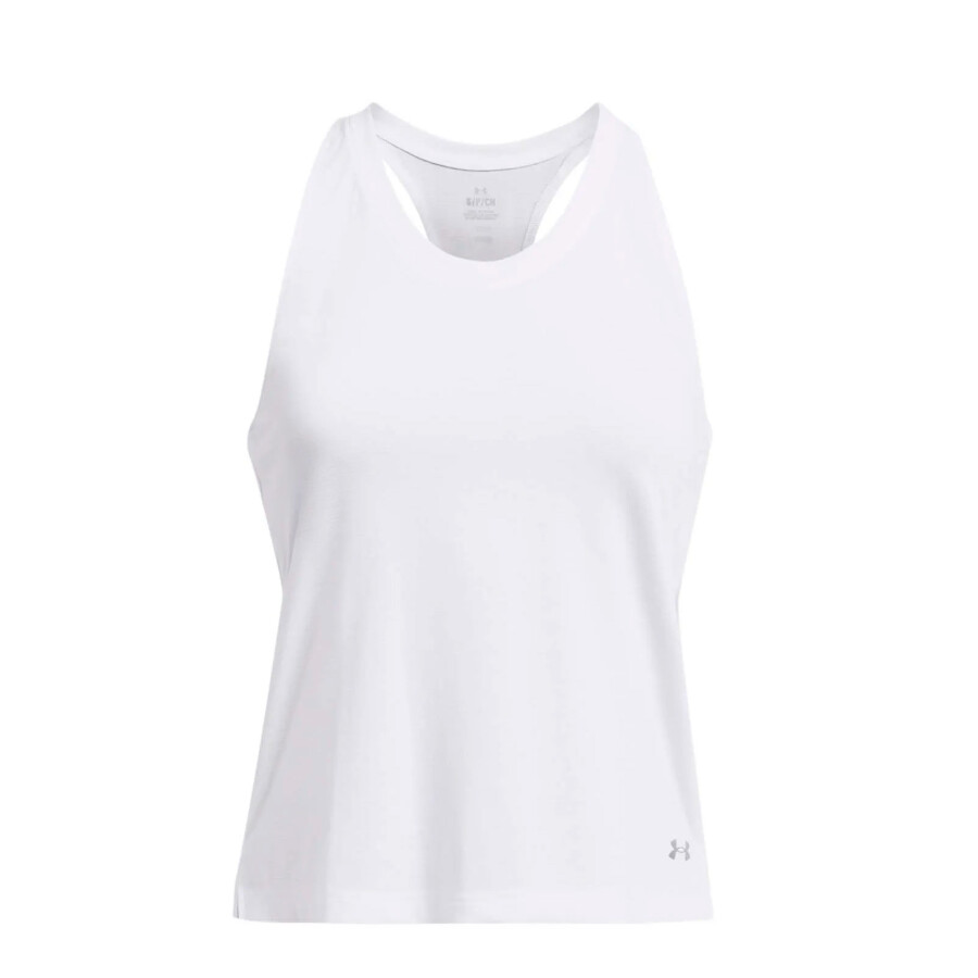 Musculosa de Mujer UNDER ARMOUR Launch Singlet Blanco