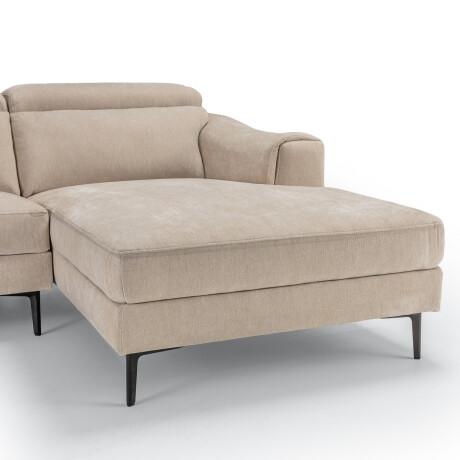 Rinconera Luke - Tela Microfibra - Chaise Derecho 6686-4 Beige