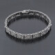 Pulsera en oro blanco 18k y brillantes Pulsera en oro blanco 18k y brillantes
