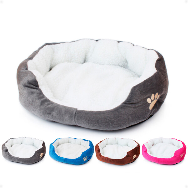 Cucha Portátil Para Mascota 40x50cm Gris