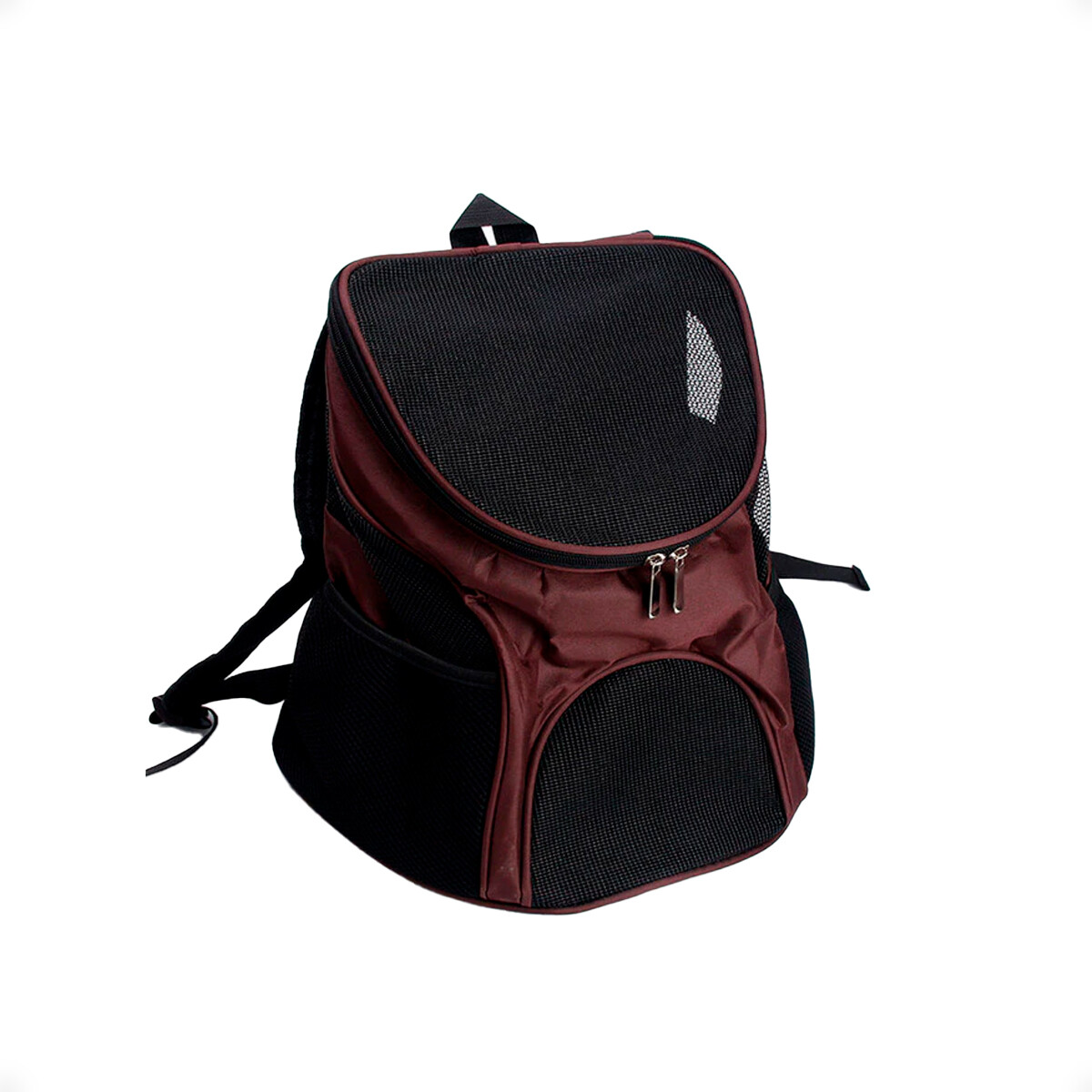 Mochila Bolsa Transportadora De Malla Mascotas Perros Gatos Talle S - Marron 