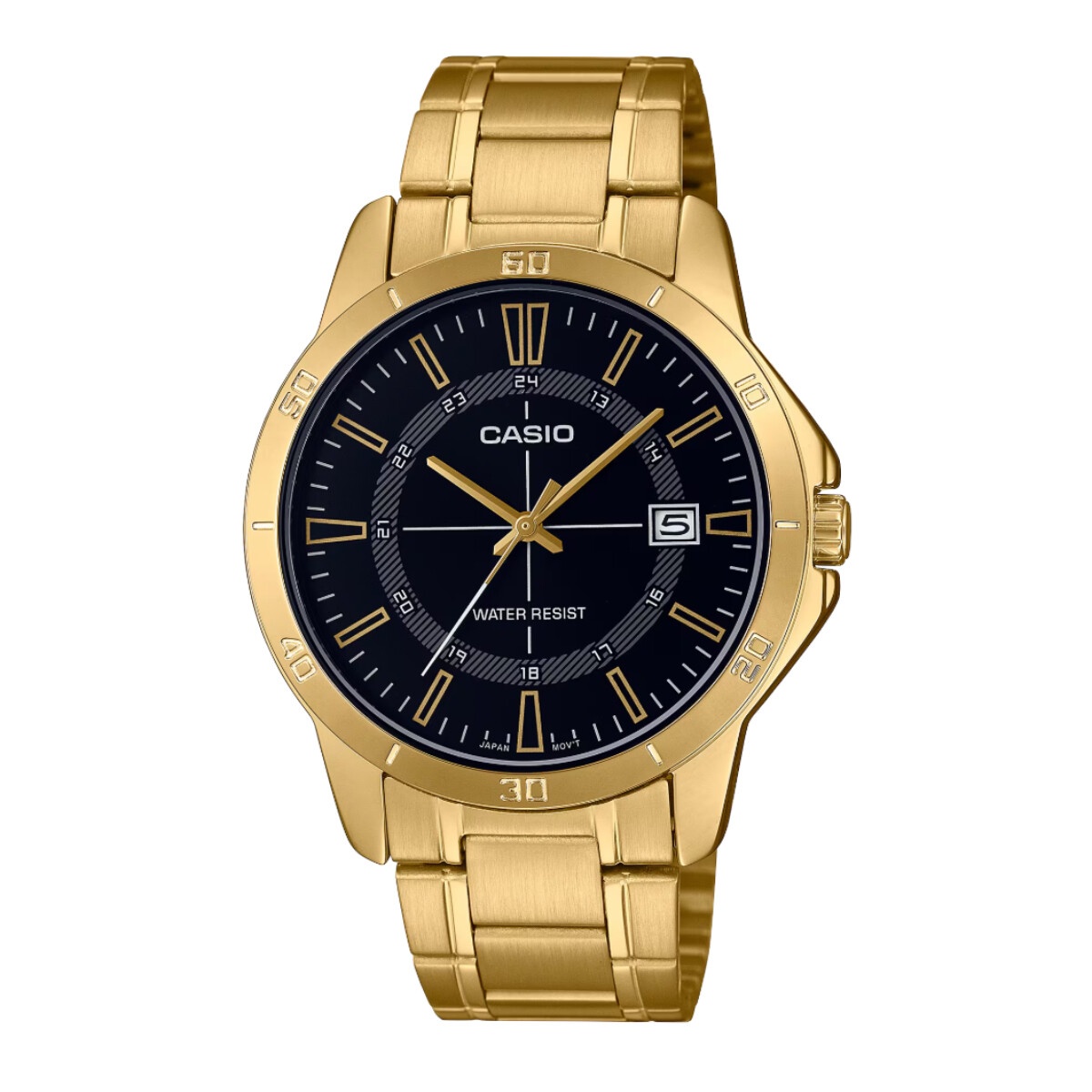 Reloj CASIO MTPV004G-1CUDF en Acero Dorado Esfera 42mm 