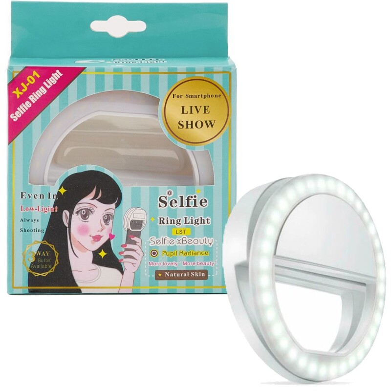 Aro de Luz Led De Selfie Para Celular Rosa Aro de Luz Led De Selfie Para Celular Rosa