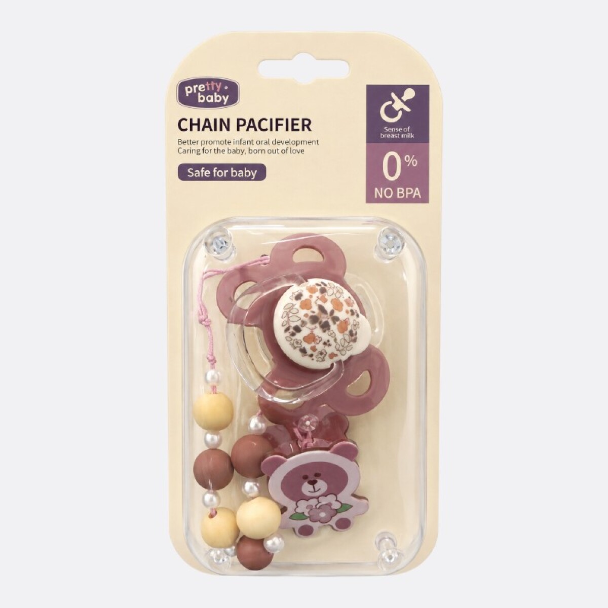Chupetes Colgantes Varios Colores - Violeta Flor 