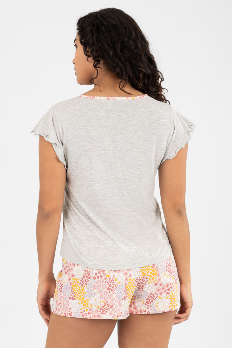 Pijama carnaval Gris melange