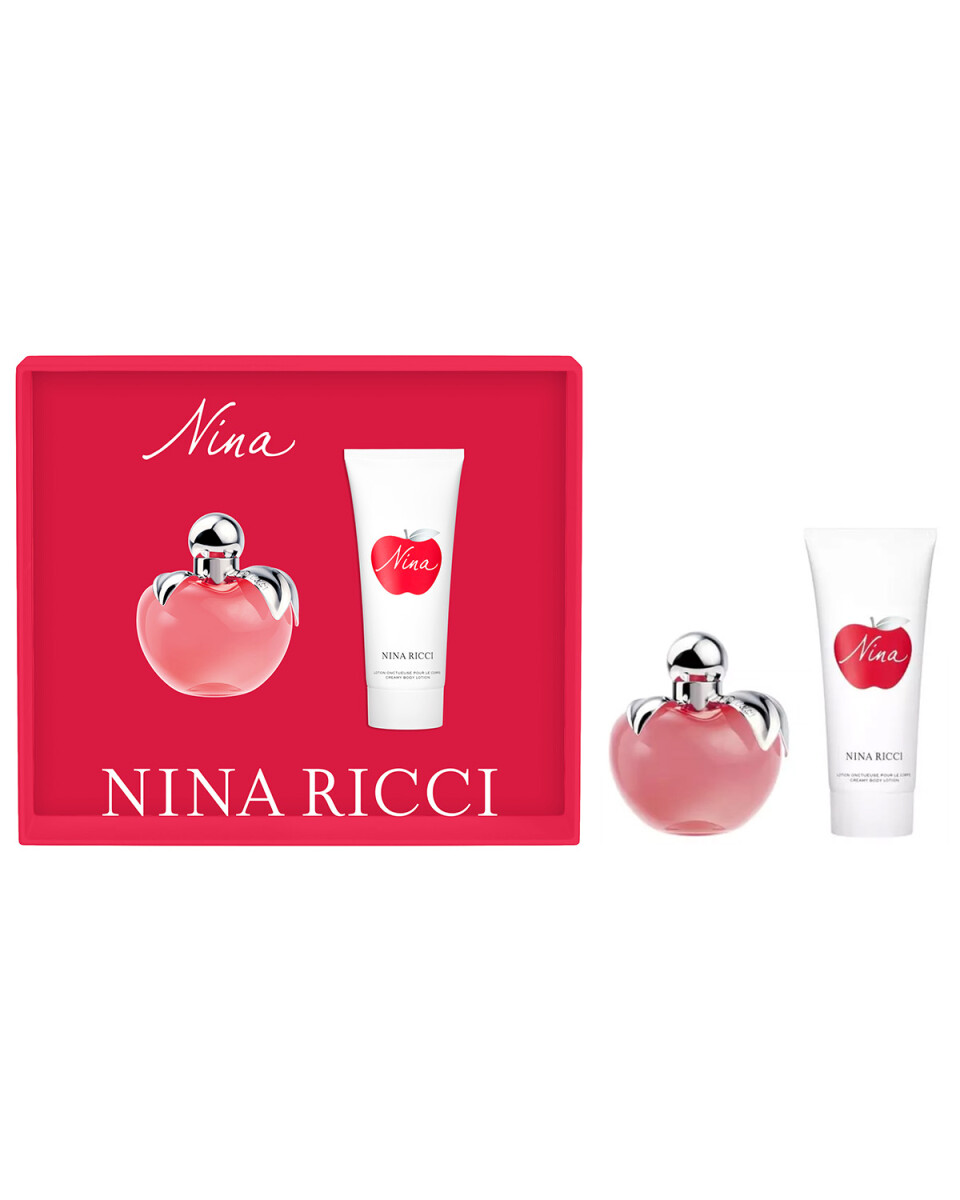 Set Perfume Nina Ricci Nina 50ml + Body Lotion Original 