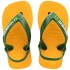 Ojotas Havaianas Baby Brasil Logo Amarillo
