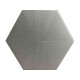 CERAMICA PARA PARED HEXAGONAL CON RELIEVE GRIS GAMAS DE GRIS