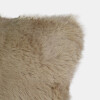 COJIN RECT FELPUDO BEIGE 30X50CM Unica