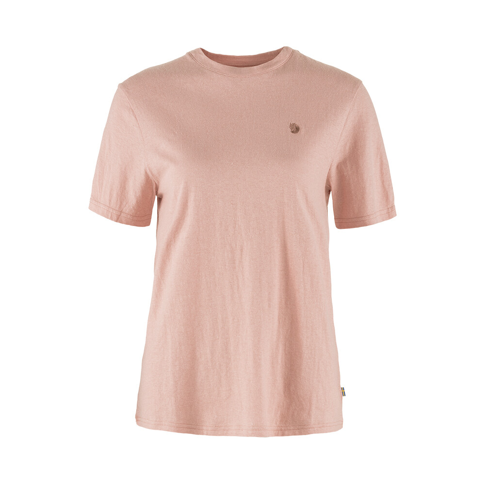 Hemp Blend T-shirt W - Mujer Chalk Rose
