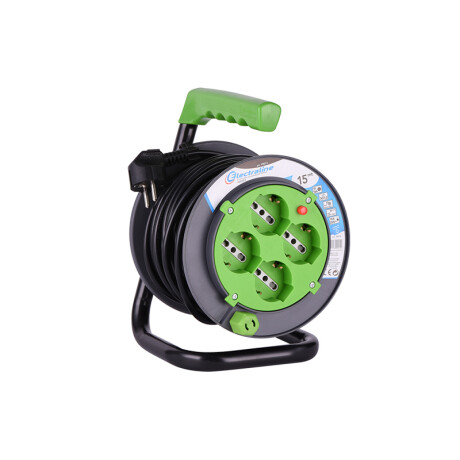 ALARGUE C/ENROLLADOR 15MTS C/4 SCHUKO E19134 ALARGUE C/ENROLLADOR 15MTS C/4 SCHUKO E19134