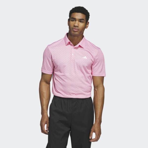 Remera Adidas Polo Core Allover Print Rosado