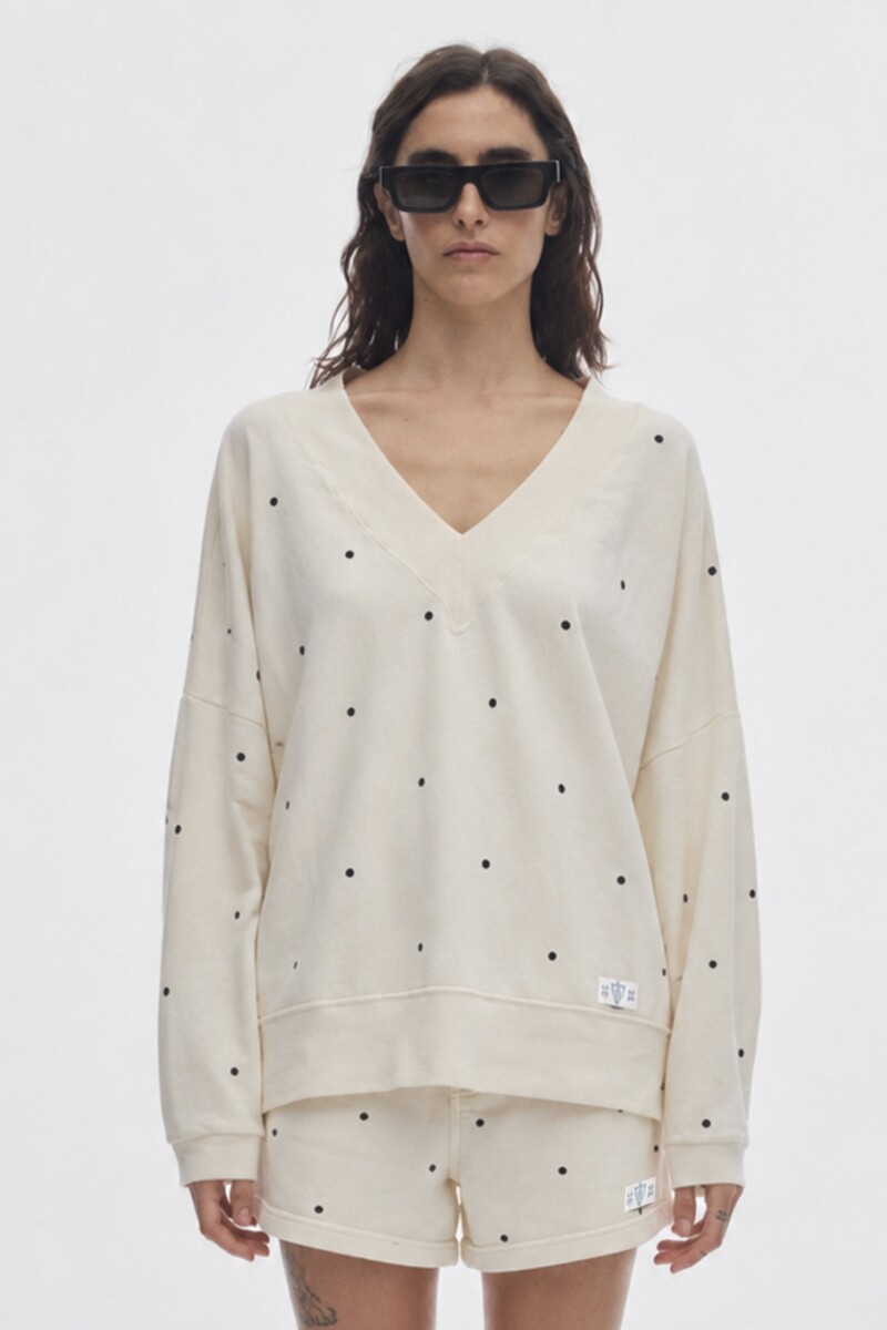 Short Boxer Dots Cream